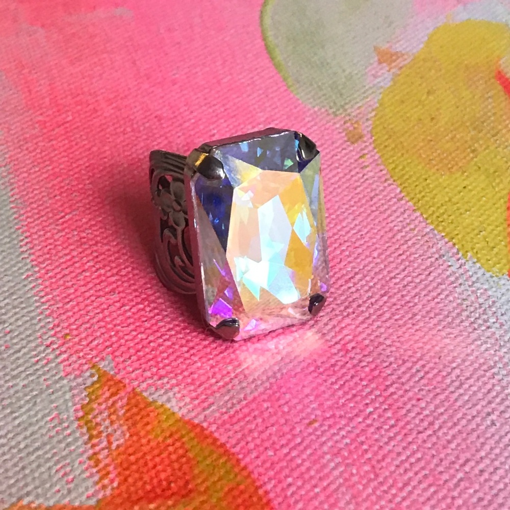 Giant Super Sparkly Ring - image 1